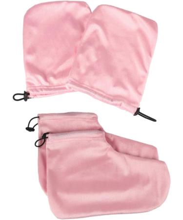 FRCOLOR 4 Pairs Gloves paraffin wax mitts paraffin manicure heated mittens SPA Mittens Paraffin Heated Hand Covers hand wax accessories paraffin glove care foot bag - Buy Online on GoSupps.com