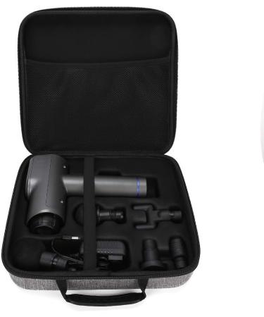 Deep Tissue Muscle Massage Gun - Handheld Quiet Electric Massager with 6 Heads | Relieve Muscle Fatigue 100-240V (EU) - Shop Now! - Buy Online on GoSupps.com