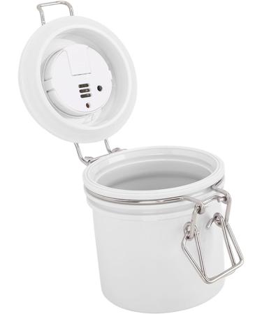 Eyelash Glue Storage Tank Large Capacity Large Screen Display Eyelash Glue Storage Jar 200ml Temperature Humidity Display Ctivated Carbon for Nail Salon (White) - Buy Online on GoSupps.com