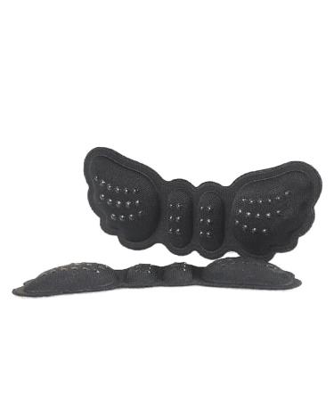 Heel Liner Men Soft Sports for Spurs and Heel Blister Prevention(Black Large)