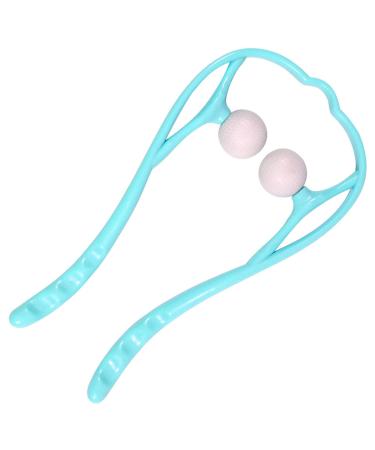 Wilitto LetomNet Neck Massager Reusable Portable Lightweight Trigger Points Manual Self Muscle Massage for Home Blue
