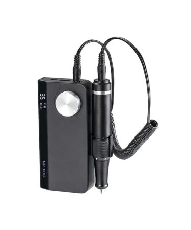 AUklOPVZZ Non-Hot Body Electric Nail Drill with Forward and Reverse Speed Controls Rechargeable Nail Gel Polisher Non Hot Body