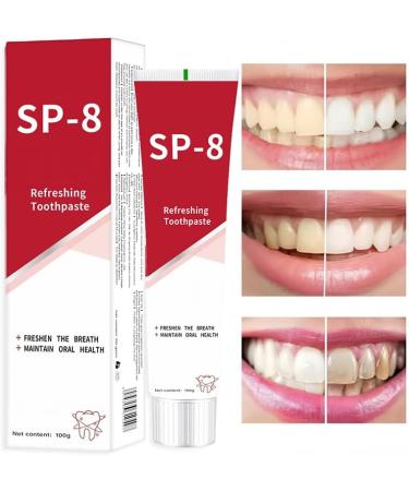 SP8 Probiotic Toothpaste - Ultra Whitening & Dental Care | International Shipping Available - Buy Online on GoSupps.com