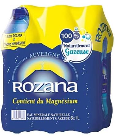ROZANA - Natural Water Naturally Sparkling 6X1L - The Unit - Special Offer - Buy Online on GoSupps.com