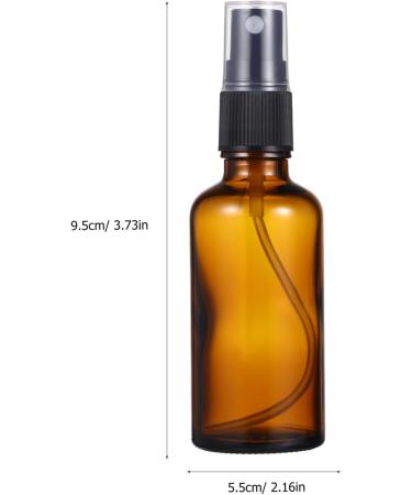 Buy Healvian Empty Spray Bottles - 10 Pack Amber Glass Sprayers for Essential Oils Perfumes & Cosmetics - 10ml & 50ml Refillable Fine Mist Sprayer - Buy Online on GoSupps.com