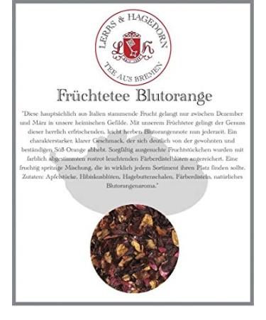 Lerbs & Hagedorn Blood Orange Fruit Tea 1 kg