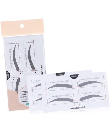 Ipetboom 2 Makeup Kits Eyebrow Card Beauty Kit Eyebrow Makeup Tools Eyebrow Stickers Simple A607 Card - Buy Online on GoSupps.com