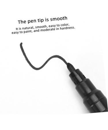 DOITOOL 6pcs Eyebrow Pen Eyebrow Pen Marking Pen Pen Simple 13.9x1.8cm Black - Buy Online on GoSupps.com