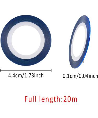 Dadabig 60 PCS 1mm Nail Art Striping Tape - 30 Colors DIY Nail Decoration Stickers - Nail Line Strips Tape for Nail Tips - Buy Online on GoSupps.com