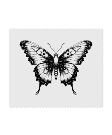 2 x 'Butterfly' Microfiber Lens/Eyeglass Cleaning Cloths (LC00020956)