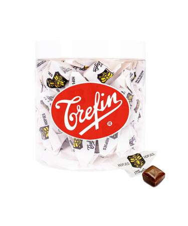 Vandeca Trefin Hopjes - candy cups caramel in coffee flavor - nostalgic candy - in reusable jar - 350g
