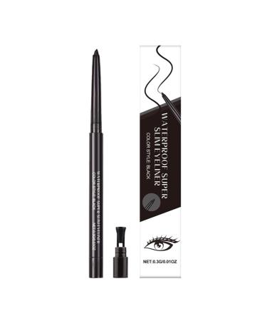Eye pencil Long Lasting Water Resistant Makeup Eyeliner With Gel Texture Waterproof Eyeliner For Daily Use Eyebrow Definition Home Travel Women Professional Black - Buy Online on GoSupps.com