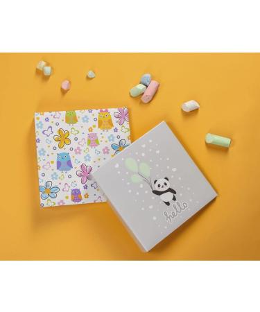 Hama Baby Album Panda - Gray | 200 Photo Capacity | Perfect Baby Photo Album for Boys & Girls | Children's Theme Album - Buy Online on GoSupps.com