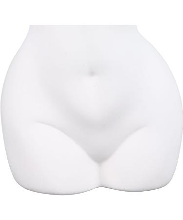 Buy Cryfok White Ceramic Female Body Vase - Modern Bohemian Home Decoration for Living Room & Study - Buy Online on GoSupps.com