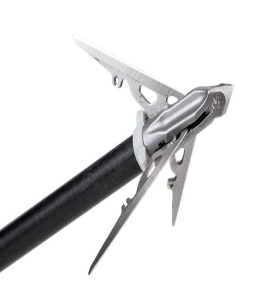 G5 Outdoors Megameat 100 Grain Broadhead 3 Pk, Stainless Steel (MM100)