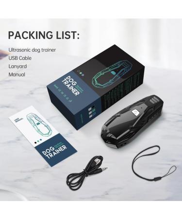 Anti Barking Device Ultrasonic Small & Portable Stop Dog Barking Device Handheld No Bark Dog Barking Control Device with Widely Control Range Bark Stopper for Puppy Small Large Dog Outdoor Indoor Black#201 - Buy Online on GoSupps.com