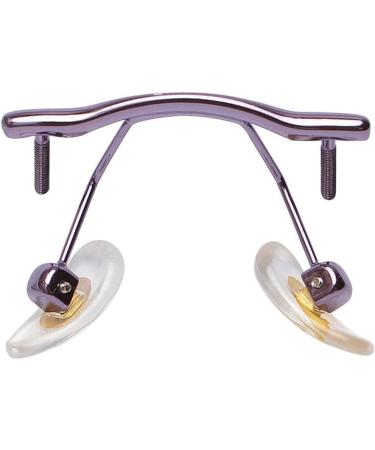 Mayabi metal replacement nose bridge alloy glass replacement nose brick replacement for borderless glasses glasses repair accessories for adults-purple