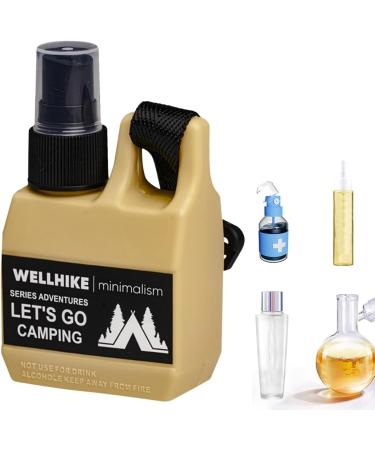 ARVALOLET 80ml Refillable Perfume Spray Bottle with Hook Tape for Travel and Outdoor 1qn0ub7ly4ak6vm6kb3 Khaki - Buy Online on GoSupps.com