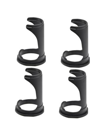 Alipis 4 pieces brush base holder for safety razor razor stands shaving set for men shaving brushes black razor rack shaver holder travel dishwashing basket cosmetics pp