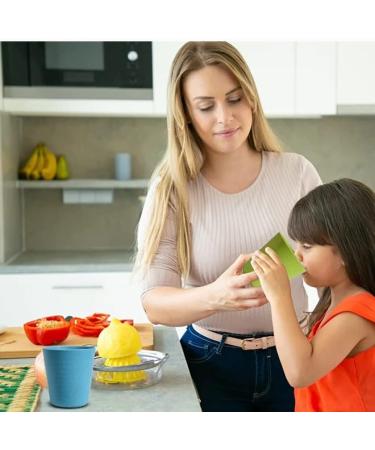 Klickpick 20 Kids Wheat Straw Fiber Cups 8 Oz - Reusable & Dishwasher Safe - BPA-Free, Bright Colored Unbreakable Tumblers for Children - Buy Online on GoSupps.com