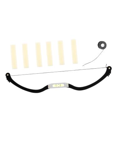 Healeved Measuring Ruler 1 Set Arch Embroidery Eyebrow Ruler Brow Template Aluminum Alloy Level Ruler Eyebrow Trimming