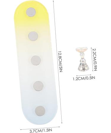 FRCOLOR 5 sets of nail practice holders nail biter stop magnetic nail stand practical nail racks false fingernails creative nail stand nail frames for nail polishing strips - Buy Online on GoSupps.com
