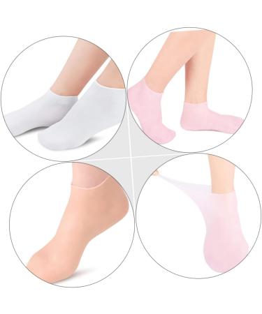 POPETPOP 3pairs Moisturizing Socks Women Socks Silicone Heel Socks Heel Socks for Cracked Heels Lotion Infused Women s Socks Silicone Socks Elastic Boat Socks Foot Miss Sebs Women's Socks 16.5x8.5cm - Buy Online on GoSupps.com