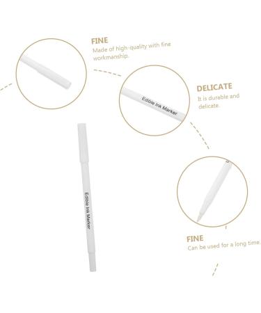 PRETYZOOM 1pc Coloring Pen Fondant Decorating Pens DIY Cake Drawing Tool Homemade Cookies Baking White Plastic - Buy Online on GoSupps.com