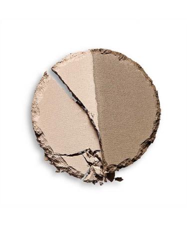 Revolution Pro Duo Brow Powder Eyebrow Eyeshadow - Medium Brown | Buy Internationally for Perfect Brows - Buy Online on GoSupps.com