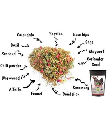 Non-GMO Backyard Chicken Nesting Herbs (8 oz 0.25 Kilo) - Naturally Keep A Clean Coop Your Hens Will Love Backyard Chicken Supplies Backyard Chicken Feed WormBGone 227 g (Pack of 1) - Buy Online on GoSupps.com