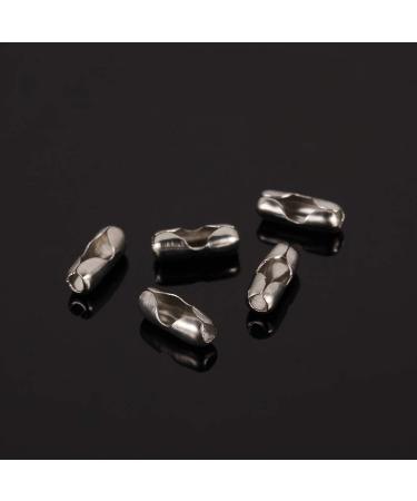 Tiparts 30ft Stainless Steel Ball Chains Necklace Set with 20 Connectors Clasps - 2.4mm Silver Bead Chain Kit - Buy Online on GoSupps.com
