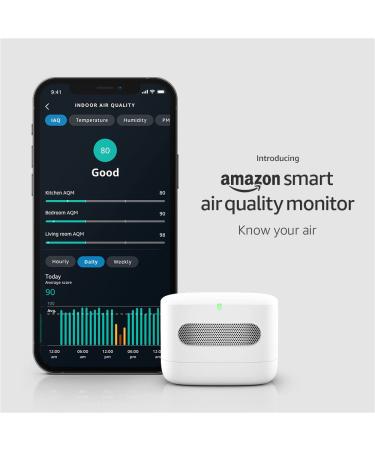 Amazon Smart Air Quality Monitor  Know your air, Works with Alexa A Certified for Humans Device Smart Air Quality Monitor only - Buy Online on GoSupps.com