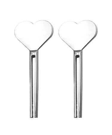 Toothpaste tube key-2 pieces of tube key toothpaste presser stainless steel toothpaste scooter tube press metal tube squeeze for storing toothpaste creams colors cosmetics and hair silver