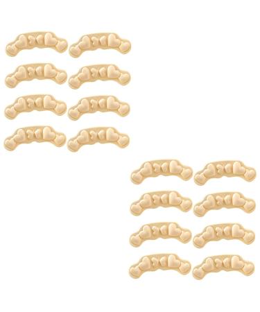 Mobestech 8 Pairs High Heels Heel Stickers Anti Drop Heel Big Shoes