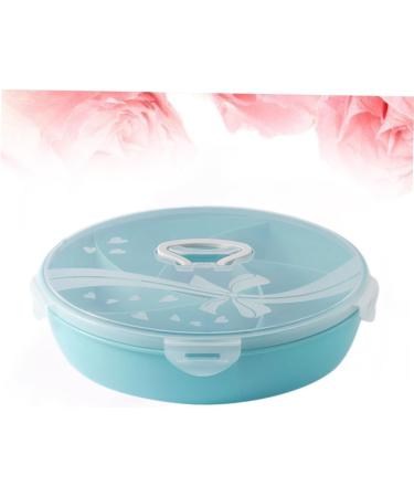 FELTECHELECTR Snack Platter Dish Appetizer Server Tray Nut Container 28.5*7.3cm Blue - Buy Online on GoSupps.com