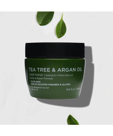 Luseta Tea Tree Oil Hair Mask 16.9 oz - Hydrating Treatment for Itchy Scalps & Dandruff - Buy Online on GoSupps.com