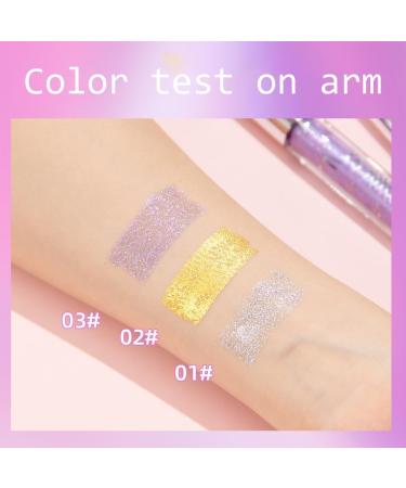 Mascara paillet Diamant paillet Mascara color Scintillant Mascara argent Longue dur e Maquillage pour Les Yeux f te Mariage Festival de Musique - Buy Online on GoSupps.com