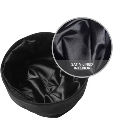Hairbrella Premium Satin-Lined Wave Cap for Men | Durag Alternative for 360 Waves | Black X-Large - Buy Online on GoSupps.com