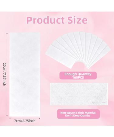 Waxing Strips 160pcs for Men & Women | Skin-friendly & Tear-resistant | Hair Removal on Body, Legs, Bikini & Face - Buy Online on GoSupps.com