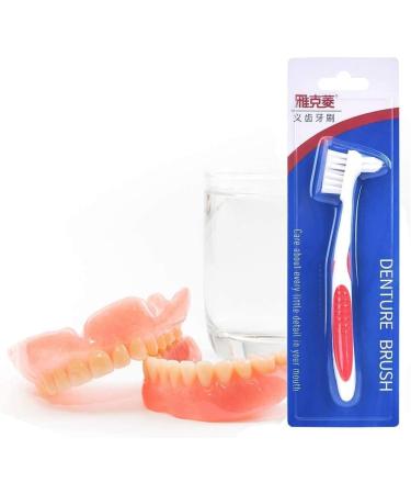 YKelin Denture Cleaning Set denture cleaning case with denture brush pink - Buy Online on GoSupps.com