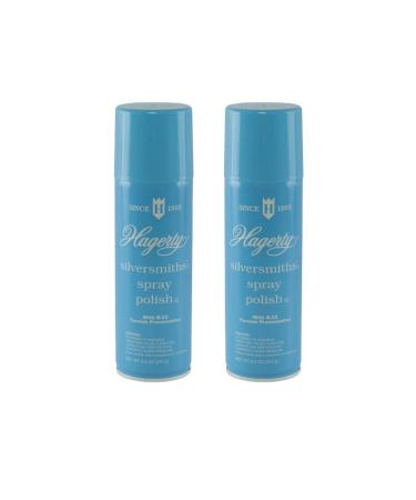 Hagerty Silversmiths Aerosol Spray Polish, Unscented 8.5 Oz (Pack of 2) Pack of 2 Cans