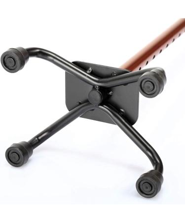Four-Legged Walking Stick Elderly Medical Crutch with Walking Stick Lightweight Multifunctional Adjustable Aluminum Alloy Walking Aid Wisdom - Buy Online on GoSupps.com