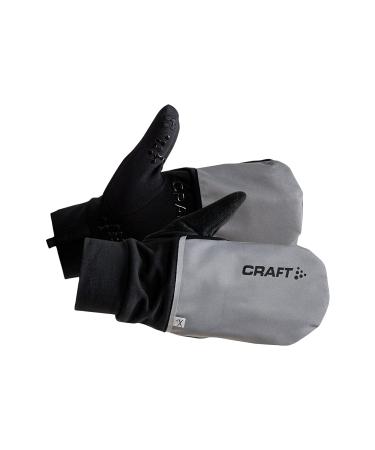 Craft Hybrid Weather Gants De Running Chauds Running Gloves 8 S silver / black