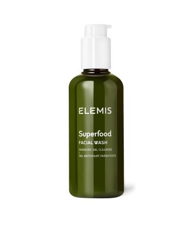 ELEMIS Superfood Facial Wash | Revitalizing Daily Prebiotic Gel Wash Gently Cleanses, Nourishes, and Balances Skin for a Fresh, Glowing Complexion 6.7 Fl Oz (Pack of 1)