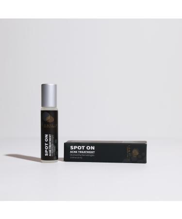 Spot On Acne Roller Ball Serum with Benzoyl Peroxide and Salicylic Acid - Pimple Spot Treatment - Treat Zits & Blemishes On the Go Without a Mess - Formulated by Dermatologists