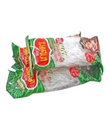 Kaset Brand Thai Bean Thread Glass Noodles - 4.2 Oz (3 Sachets)