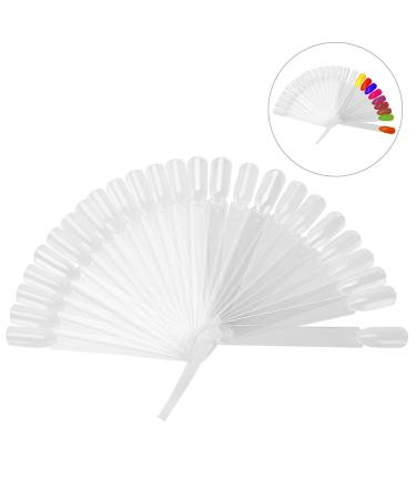 Buy Dekaim 32pcs Clear Nail Tips Stick - False Nail Display Palette for Manicure & Gel Polish Practice - International Shipping Available - Buy Online on GoSupps.com