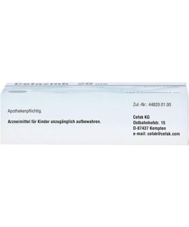 Cefazink 20 mg Film-Coated Tablets - 100 ST | Fast International Shipping - Buy Online on GoSupps.com