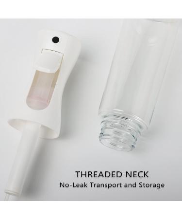 HINSOCHA 6.5 oz Clear Spray Bottle for Hair, Plants, and Cleaning - Fine Mist Continuous Spray - Buy Online on GoSupps.com