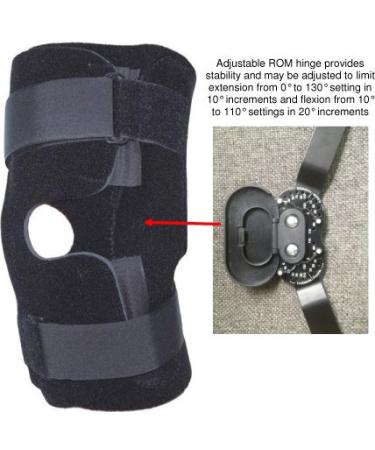 Therapist s Choice Universal Adjustable ROM Hinged Knee Brace - FDA Listed Medical Grade Support for All Sizes - Buy Online on GoSupps.com